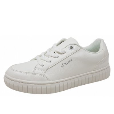 s.Oliver S. Oliver sportlicher Schnürer in white s.Oliver S. Oliver sportlicher Schnürer in white