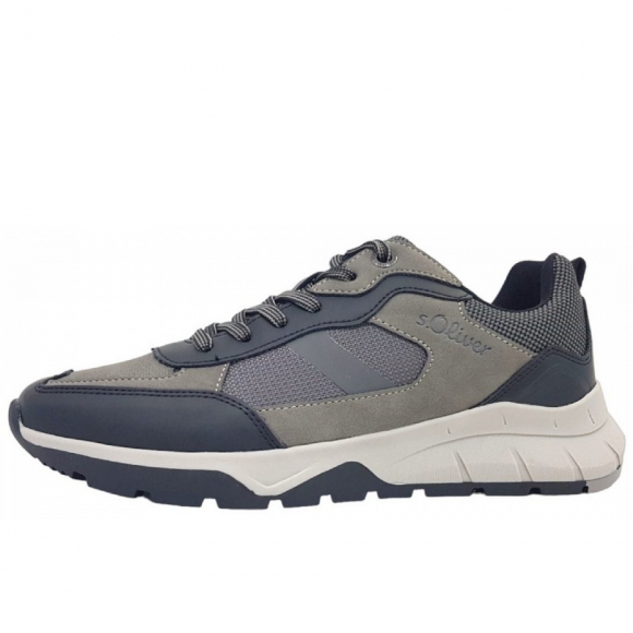 s.Oliver M1361241 Men Lace-up Schnürer in 020 black/ grey