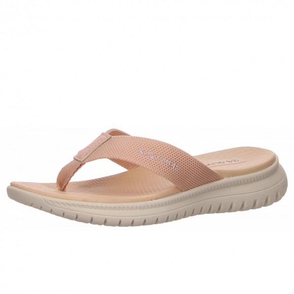 s.Oliver pantolette Zehentrenner in rosa