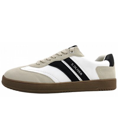 s.Oliver sportlicher Schnürer in white comb.