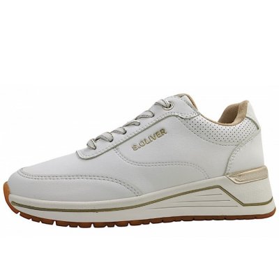 s.Oliver sportlicher Schnürer in WHITE 100