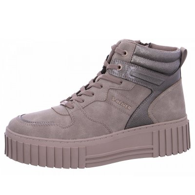 s.Oliver Schnürstiefel in 350 TAUPE COMB.