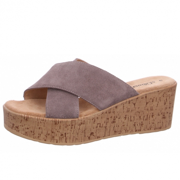 s.Oliver Pantolette in 341 taupe