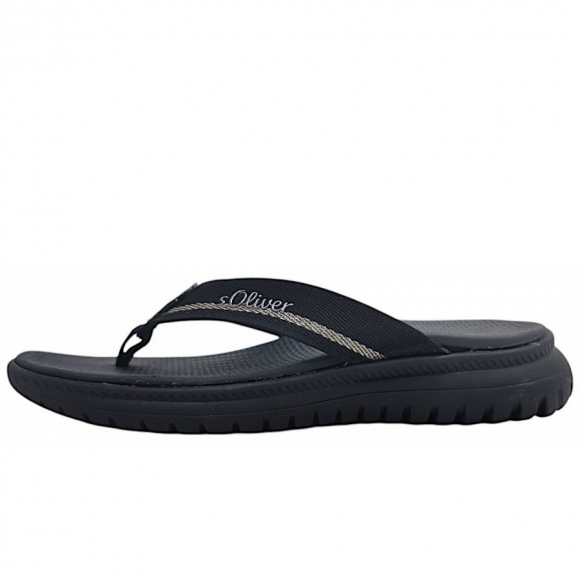 s.Oliver Pantolette in black 001