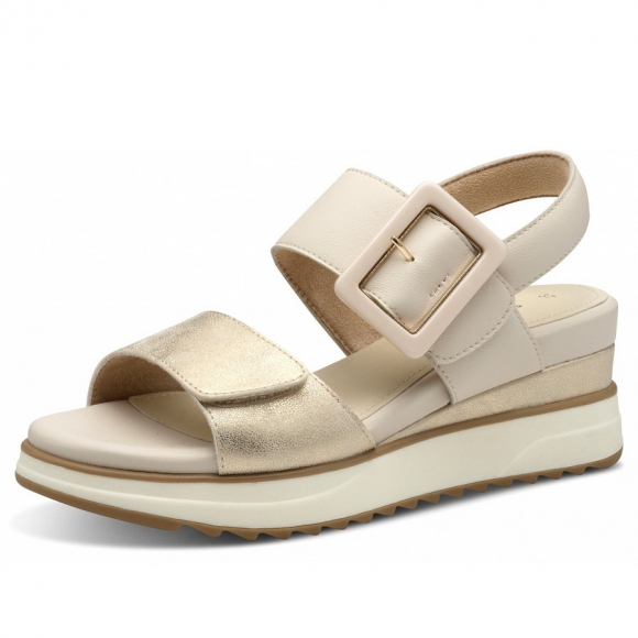s.Oliver Sandalette in champagner combi