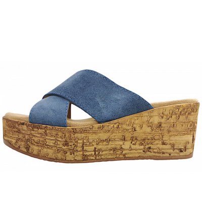 s.Oliver Pantolette in indigo 860