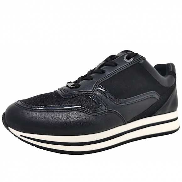 s.Oliver M2363141 Women Lace-up Schnürer in black comb.