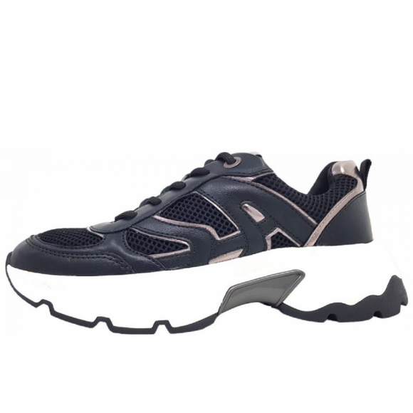 s.Oliver sportlicher Schnürer in 001 black