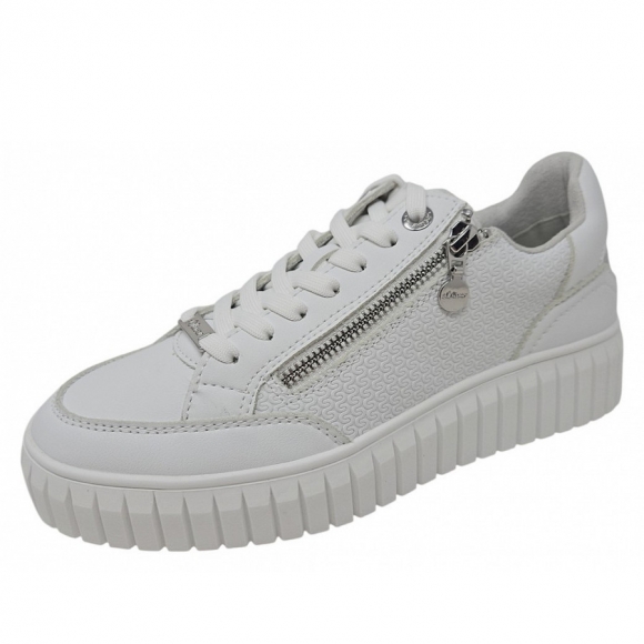 s.Oliver S.Oliver sportlicher Schnürer in white combi