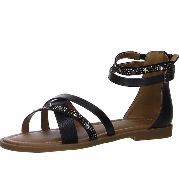 s.Oliver ki.-sandalette Sandalette in schwarz kombi.