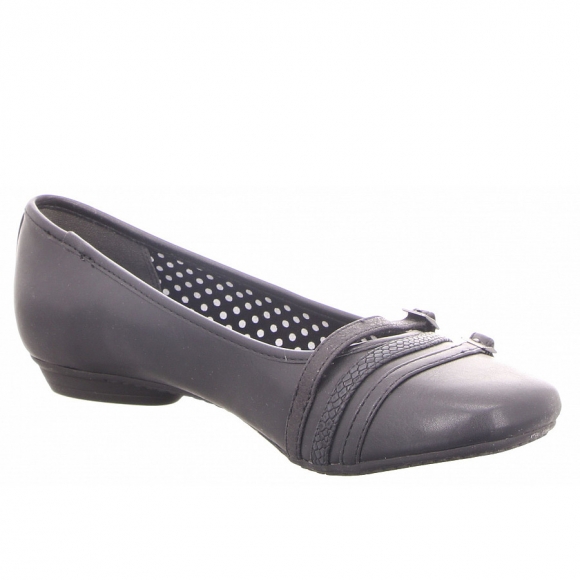 s.Oliver Ballerinas in BLACK