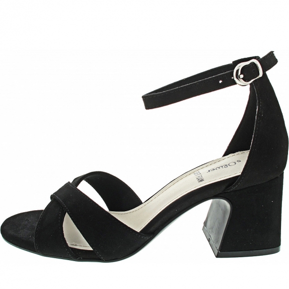 S.Oliver Sandalette in BLACK