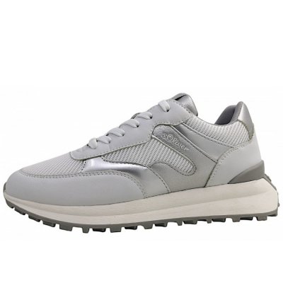 s.Oliver sportlicher Schnürer in white/silver 193 s.Oliver sportlicher Schnürer in white/silver 193