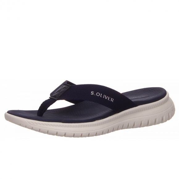 s.Oliver pantolette Zehentrenner in blau