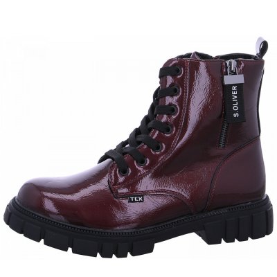 s.Oliver Schnürstiefel in 550 BORDEAUX PATENT s.Oliver Schnürstiefel in 550 BORDEAUX PATENT