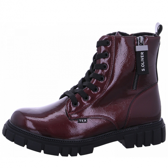 s.Oliver Schnürstiefel in 550 BORDEAUX PATENT