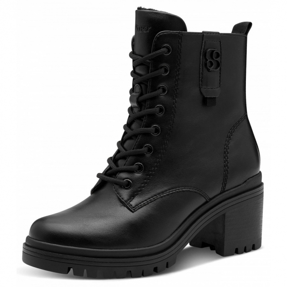 s.Oliver S:Oliver Schnürstiefel in black