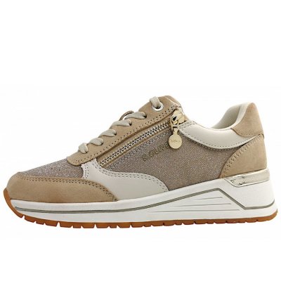 s.Oliver sportlicher Schnürer in beige comb. 410