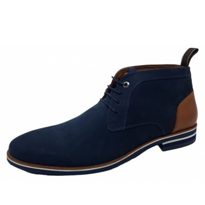Salamander Valario Stiefelette in blue/cognac Salamander Valario Stiefelette in blue/cognac
