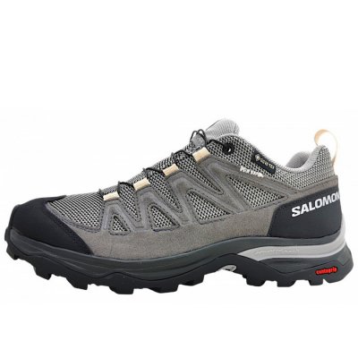Salomon X Ward GTX Wanderschuh in gull/black Salomon X Ward GTX Wanderschuh in gull/black