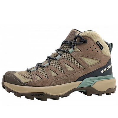 Salomon X Ultra 360 LTR MID GTX Wanderstiefel in deserttan/iron/green mili Salomon X Ultra 360 LTR MID GTX Wanderstiefel in deserttan/iron/green mili