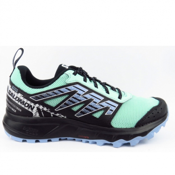 Salomon Wander Women Wanderschuh in grün kombi