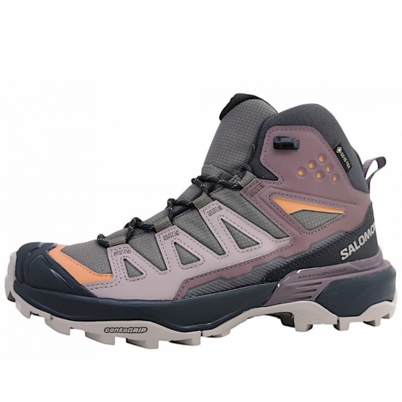 Salomon X Ultra 360 MID GTX Wanderstiefel in pink/phantom