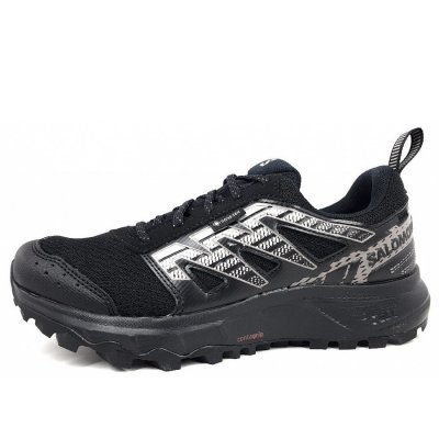 Salomon Wander GTX W Wanderschuh in Black/ Plum Kitten
