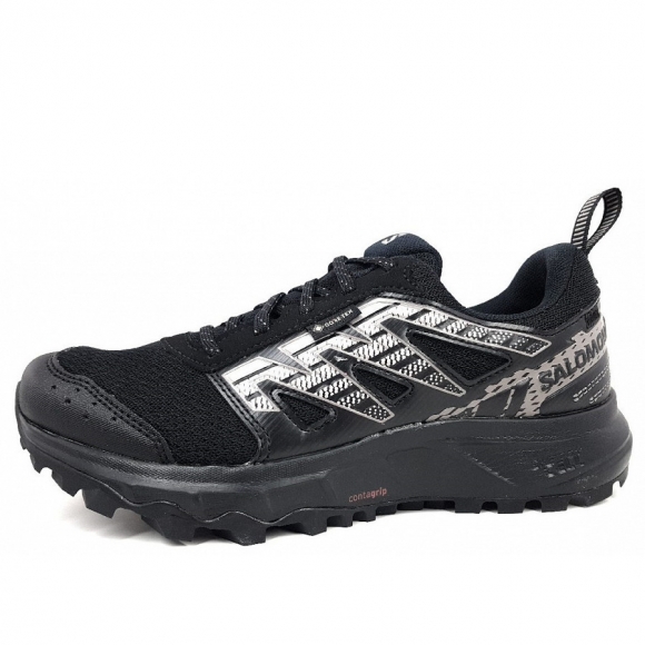 Salomon Wander GTX W Wanderschuh in Black/ Plum Kitten