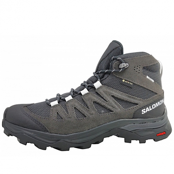 Salomon X-Ward MD GTX Wanderschuh in ebony/phantom/black