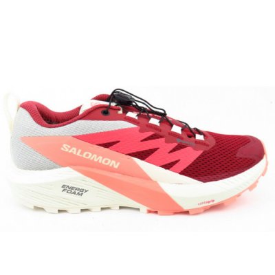 Salomon Sense Ride 5 GTX W Laufschuh in rot rosa beige Salomon Sense Ride 5 GTX W Laufschuh in rot rosa beige