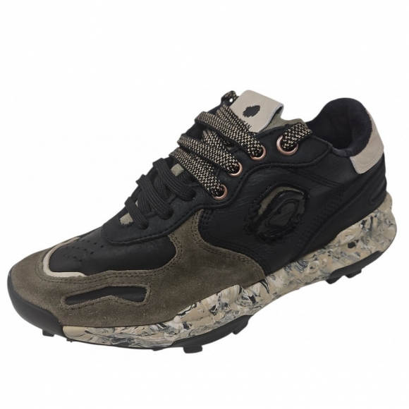 Satorisan Charcrona Pull UP Sneaker in black