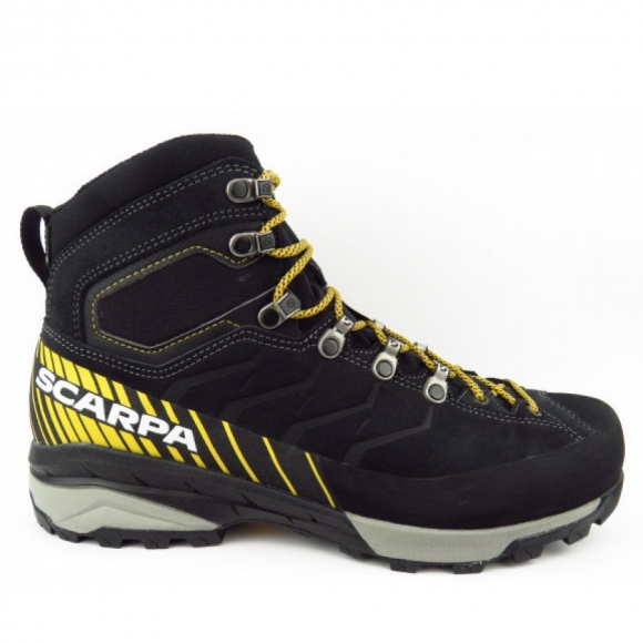 Scarpa Mescalito TRK GTX Wanderstiefel in dark anthracite mustard
