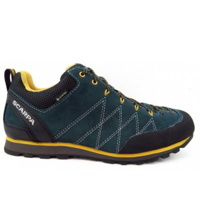 Scarpa Crux GTX petrol Wanderschuh in petrol mustard Scarpa Crux GTX petrol Wanderschuh in petrol mustard