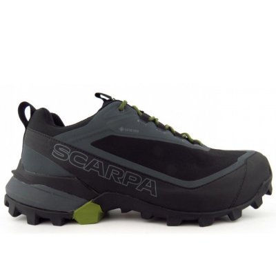 Scarpa Ribelle Cross 2 GTX black Walkingschuh in schwarz oliv Scarpa Ribelle Cross 2 GTX black Walkingschuh in schwarz oliv