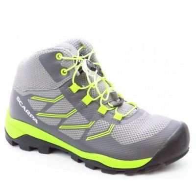 Scarpa Netron MID Kid WP gray/li Wanderstiefel in grau/limone Scarpa Netron MID Kid WP gray/li Wanderstiefel in grau/limone
