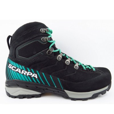 Scarpa Mescalito TRK GTX WMN Wanderstiefel in dark anthracite - green