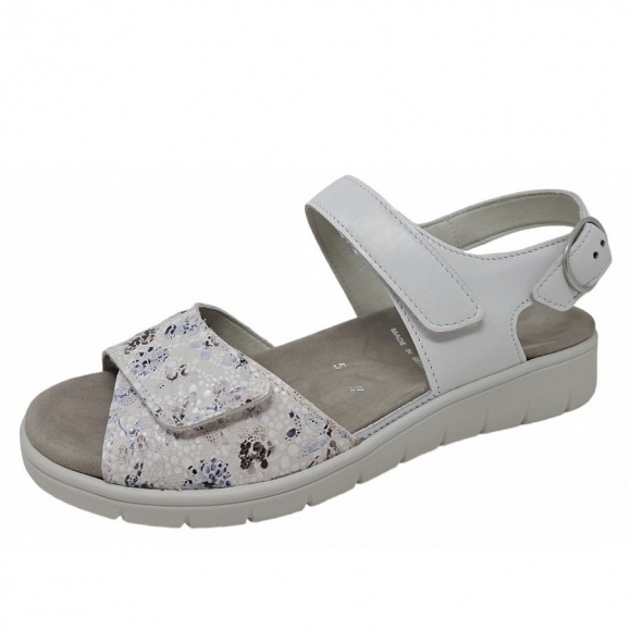 Semler Dunja Sandale in aqua weiss