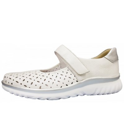 Semler Lena Slipper in 101 weiß-silber Semler Lena Slipper in 101 weiß-silber