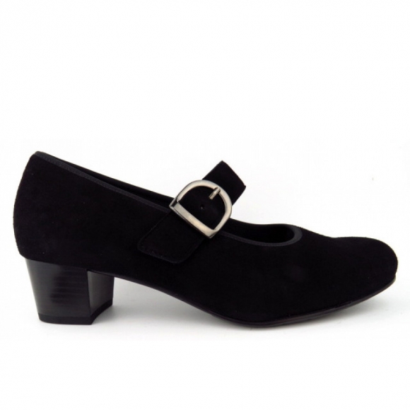 Semler Cleo Chevro Weite H Slingpumps in SCHWARZ