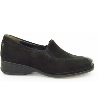 Semler Nubuk/KnLa.schwarz Slipper in schwarz