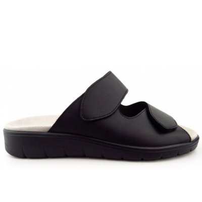 Semler Dunja Nappa Pantolette in SCHWARZ
