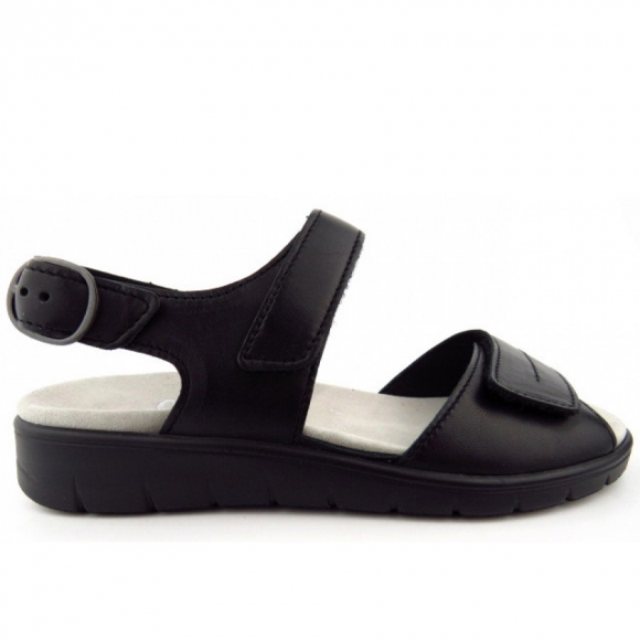 Semler Dunja Nappa Sandale in SCHWARZ