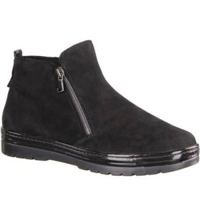 Semler Samtchev./Lack schwarz Stiefelette in schwarz Semler Samtchev./Lack schwarz Stiefelette in schwarz
