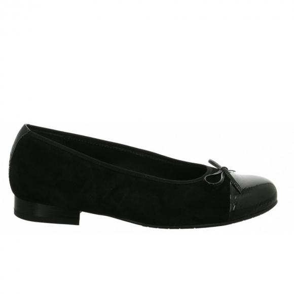 Semler Chevro/Lack schwarz G Ballerina in schwarz