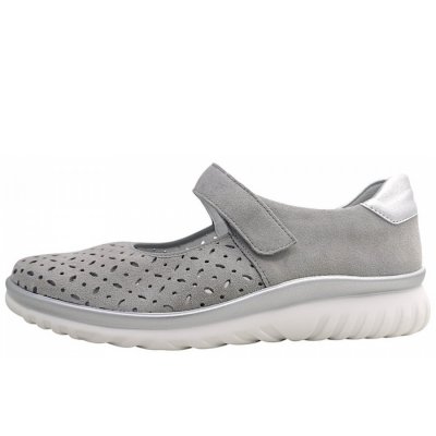 Semler Larissa S-Chev/M-Nappa Slipper in perle-silber 828