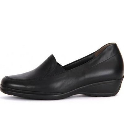 Semler Softnappa schwarz Slipper in schwarz