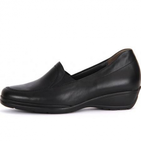Semler Softnappa schwarz Slipper in schwarz