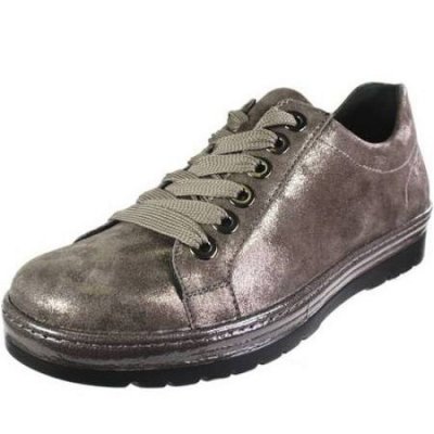 Semler Metall/Velour fango Schnürschuhe in fango Semler Metall/Velour fango Schnürschuhe in fango