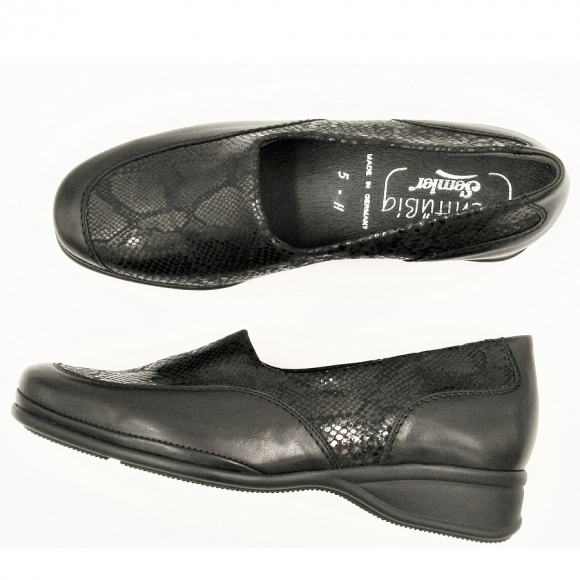 Semler RIA Soft-N/Pythona-Elast Slipper in schwarz, Deckblatt Python
